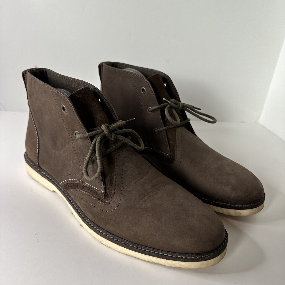 Crevo Memory Foam Cray 200 Low Chukka Boot Brown Men's Size 10.5 VERY GOOD